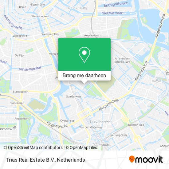 Trias Real Estate B.V. kaart
