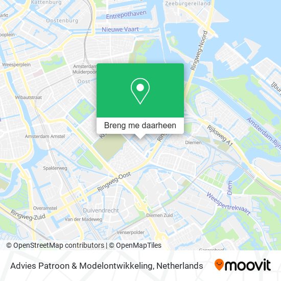 Advies Patroon & Modelontwikkeling kaart