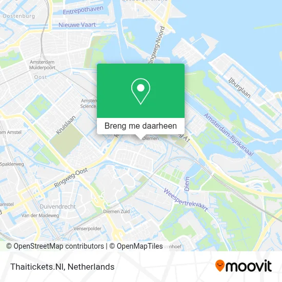 Thaitickets.Nl kaart