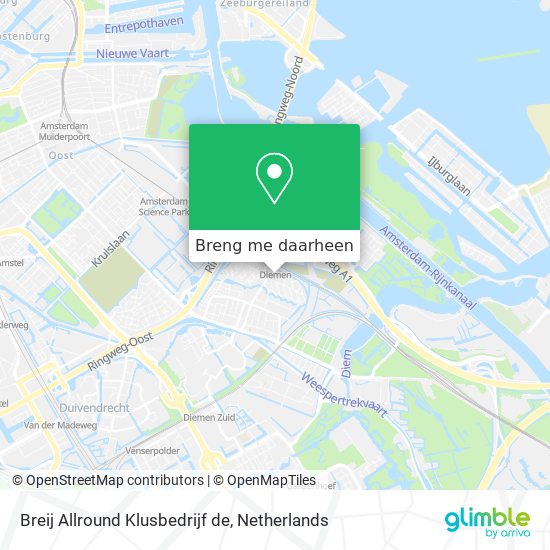 Breij Allround Klusbedrijf de kaart