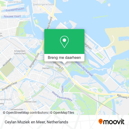 Ceylan Muziek en Meer kaart