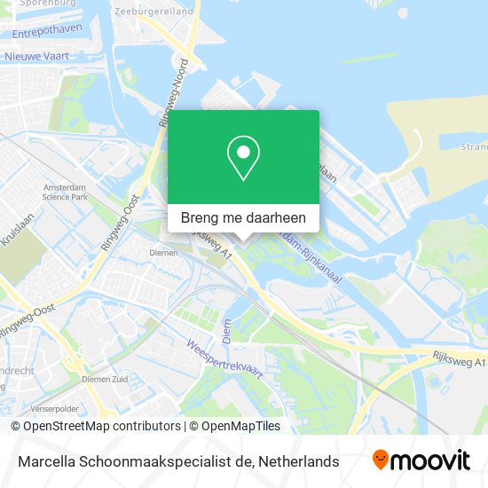 Marcella Schoonmaakspecialist de kaart