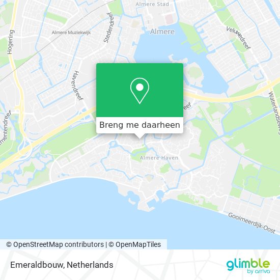 Emeraldbouw kaart