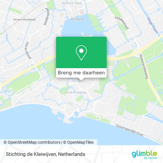 Stichting de Kleiwijven kaart