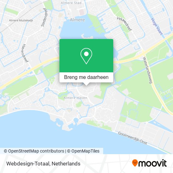 Webdesign-Totaal kaart