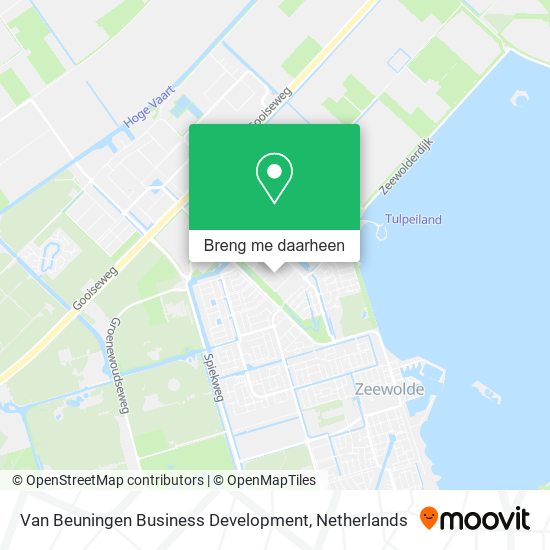 Van Beuningen Business Development kaart