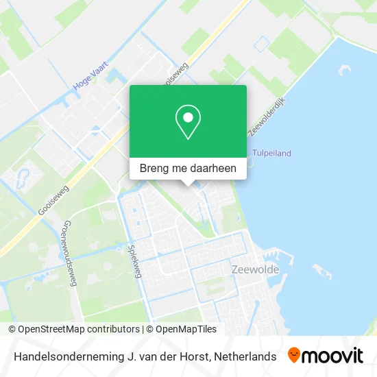 Handelsonderneming J. van der Horst kaart