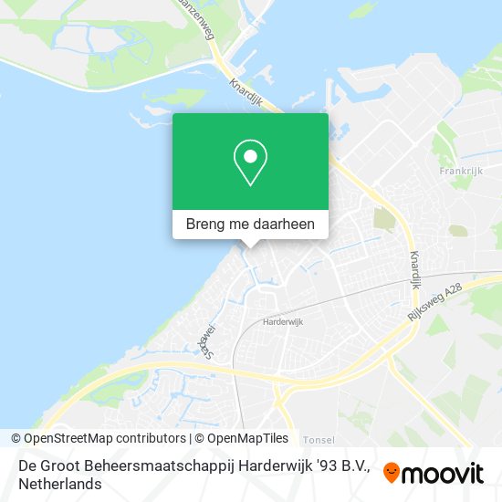 De Groot Beheersmaatschappij Harderwijk '93 B.V. kaart
