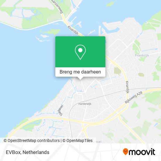 EVBox kaart