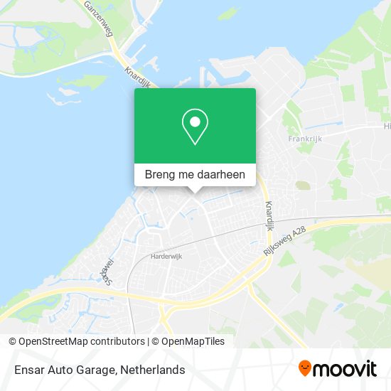 Ensar Auto Garage kaart