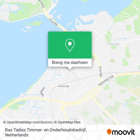 Bas Tadixz Timmer- en Onderhoudsbedrijf kaart