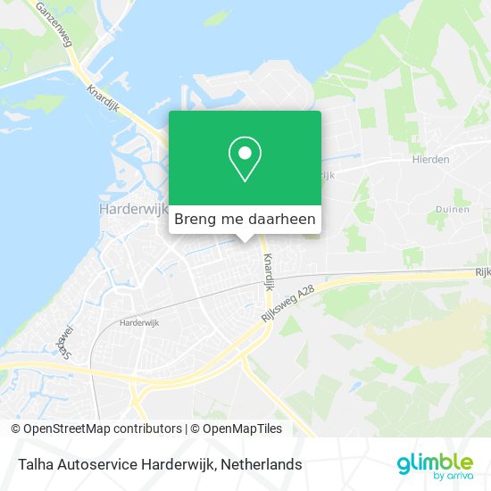 Talha Autoservice Harderwijk kaart