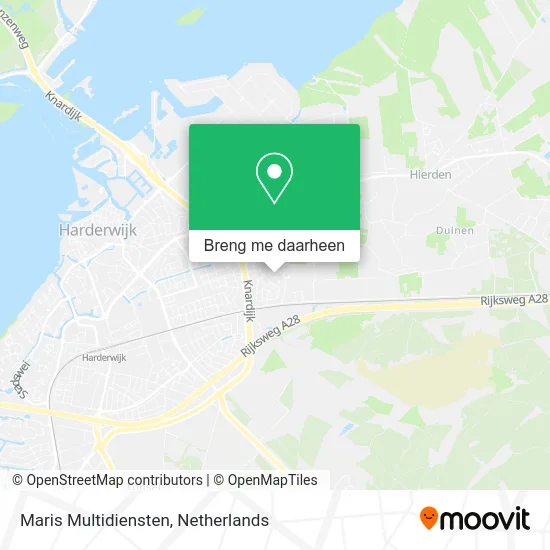 Maris Multidiensten kaart