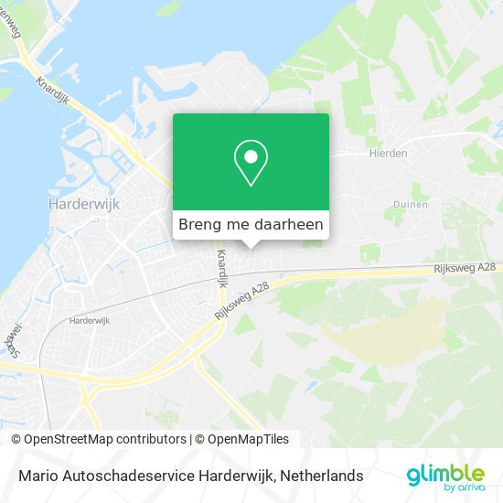 Mario Autoschadeservice Harderwijk kaart