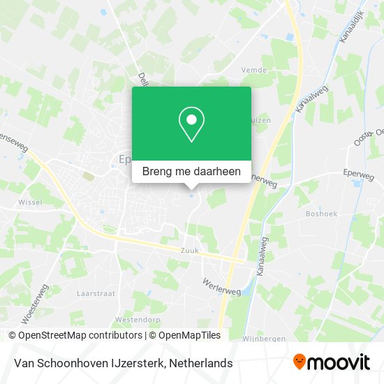 Van Schoonhoven IJzersterk kaart