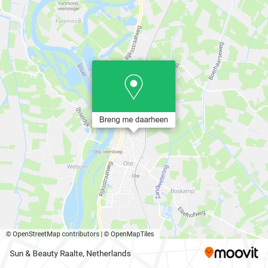 Sun & Beauty Raalte kaart