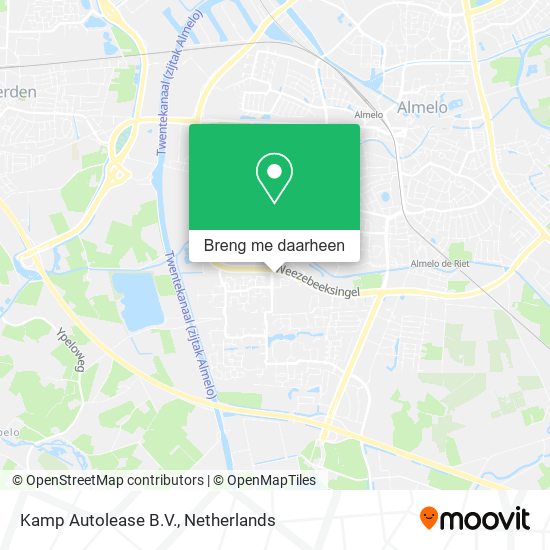 Kamp Autolease B.V. kaart