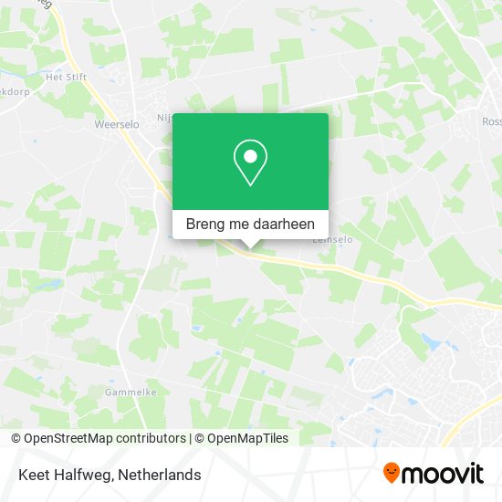 Keet Halfweg kaart