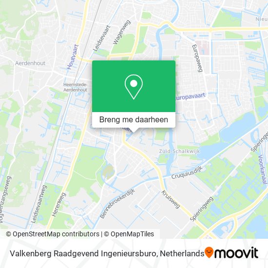Valkenberg Raadgevend Ingenieursburo kaart