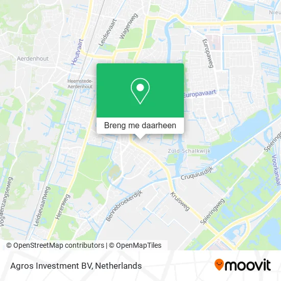 Agros Investment BV kaart