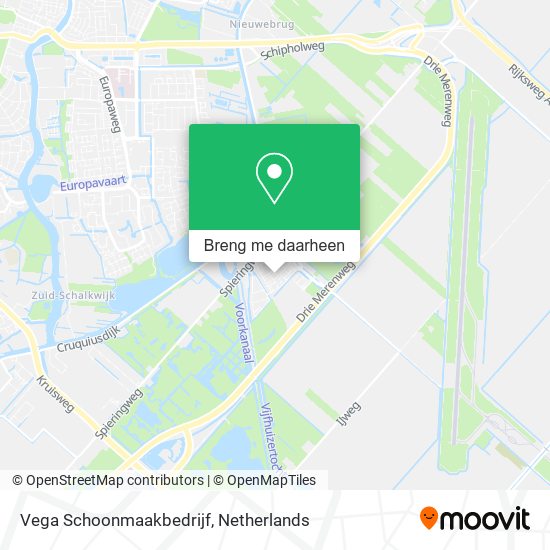 Vega Schoonmaakbedrijf kaart