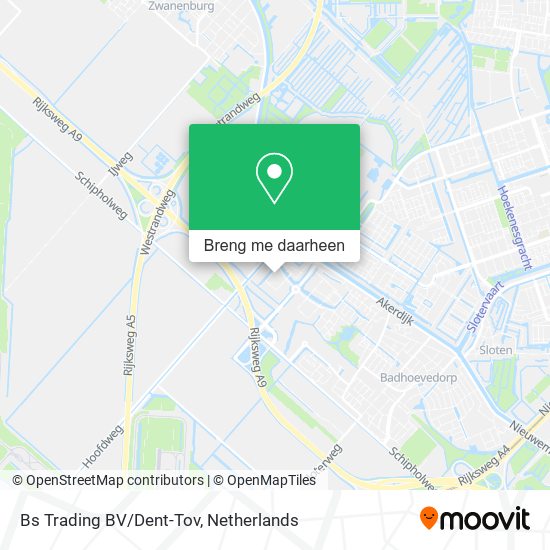 Bs Trading BV/Dent-Tov kaart