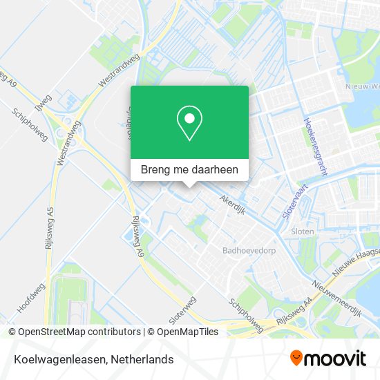 Koelwagenleasen kaart