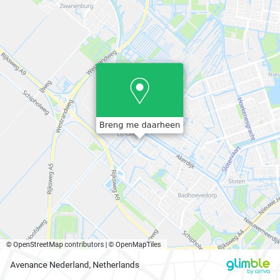 Avenance Nederland kaart