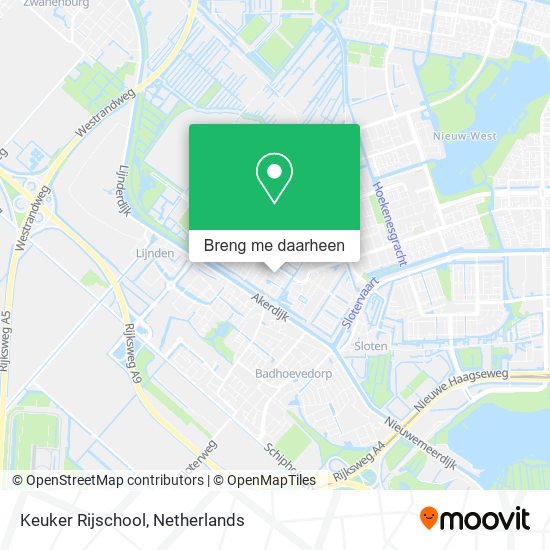 Keuker Rijschool kaart