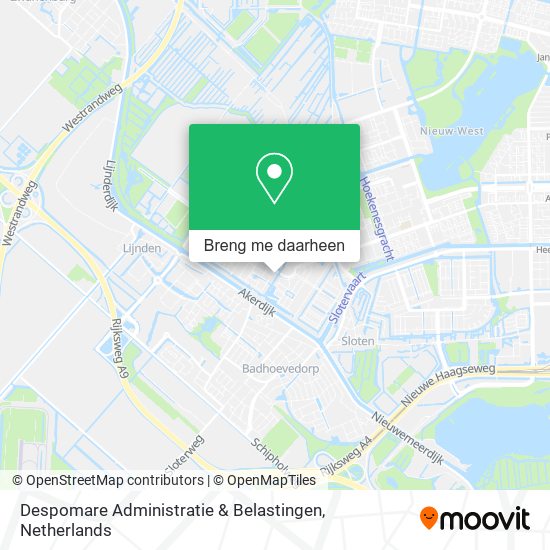 Despomare Administratie & Belastingen kaart