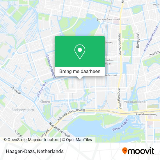 Haagen-Dazs kaart
