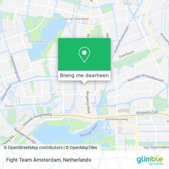 Fight Team Amsterdam kaart