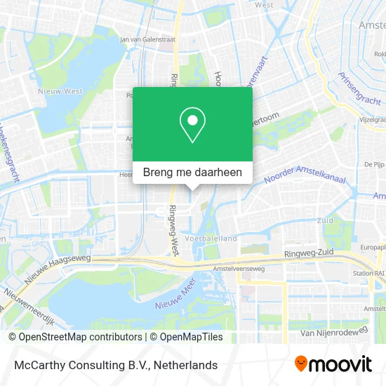 McCarthy Consulting B.V. kaart