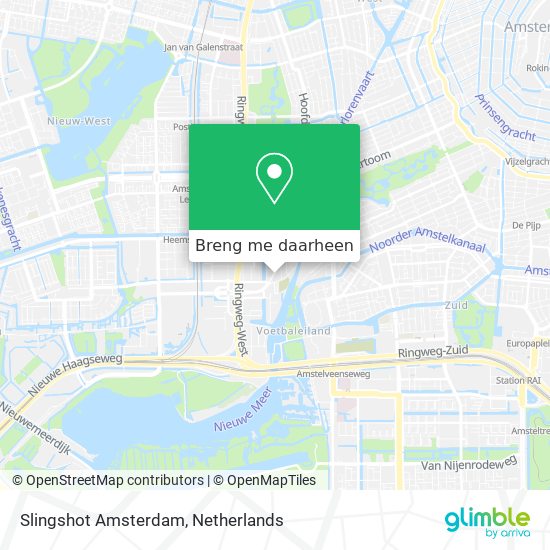 Slingshot Amsterdam kaart