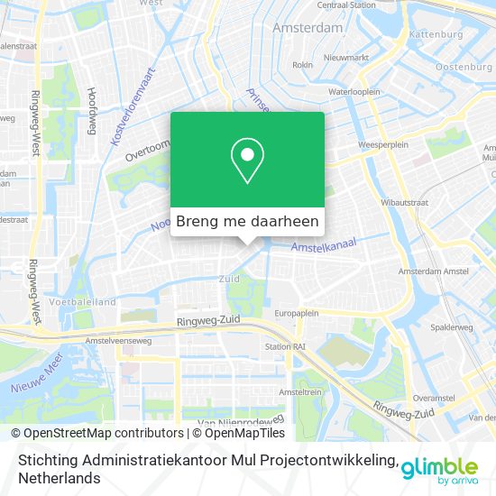 Stichting Administratiekantoor Mul Projectontwikkeling kaart