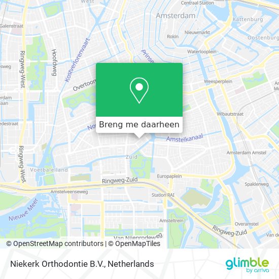 Niekerk Orthodontie B.V. kaart