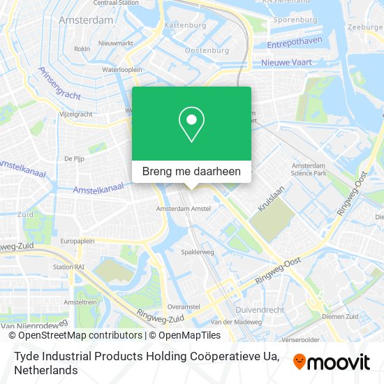 Tyde Industrial Products Holding Coöperatieve Ua kaart