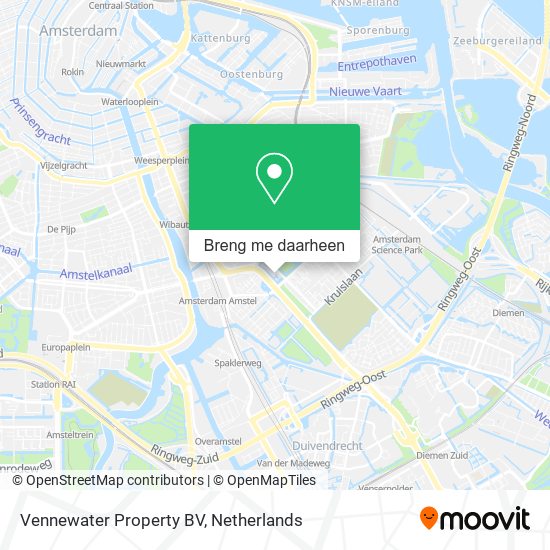 Vennewater Property BV kaart
