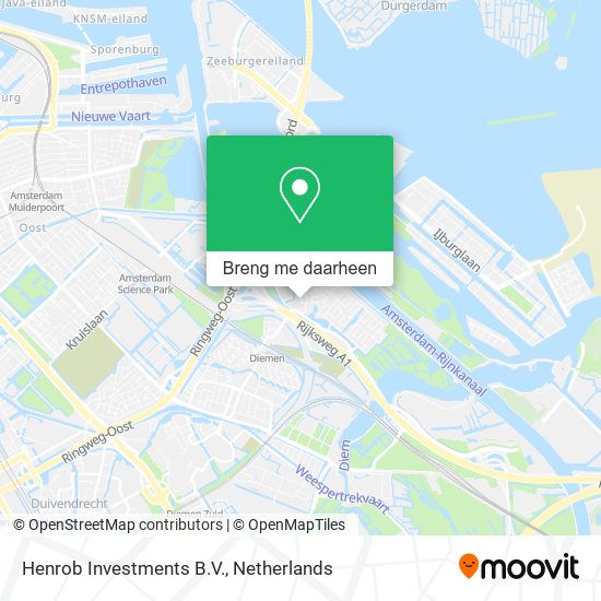 Henrob Investments B.V. kaart