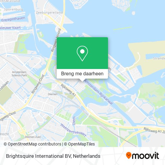 Brightsquire International BV kaart