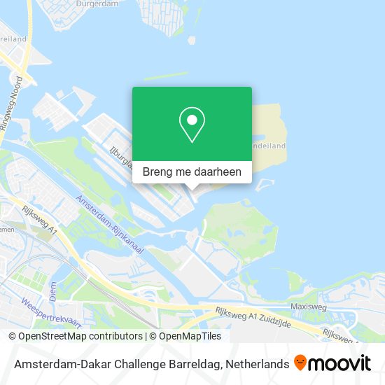 Amsterdam-Dakar Challenge Barreldag kaart