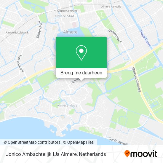 Jonico Ambachtelijk IJs Almere kaart