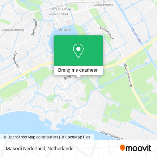 Masodi Nederland kaart