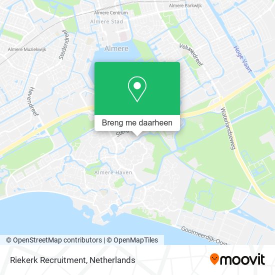 Riekerk Recruitment kaart