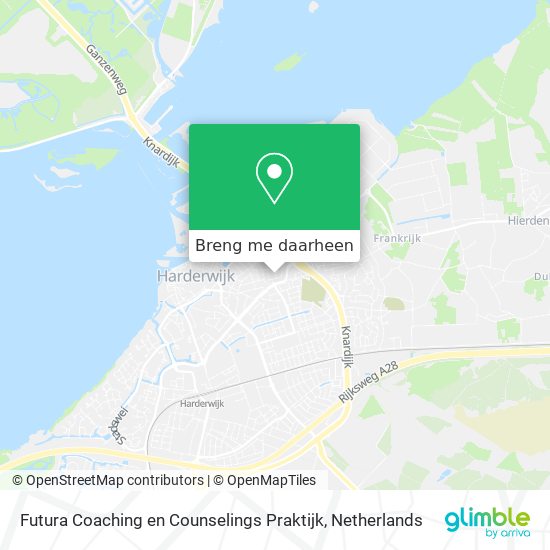 Futura Coaching en Counselings Praktijk kaart