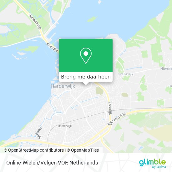 Online-Wielen/Velgen VOF kaart