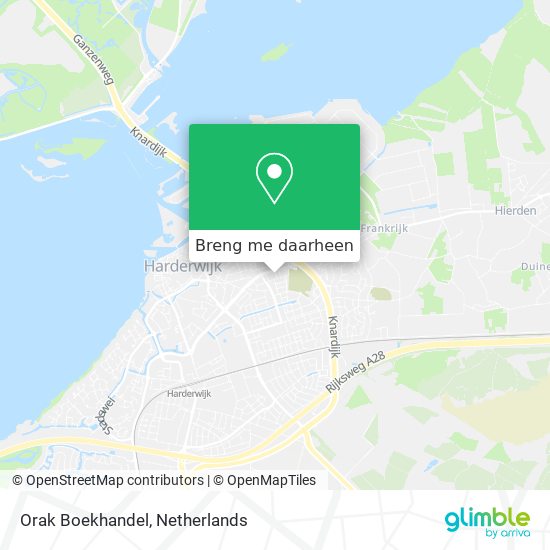 Orak Boekhandel kaart