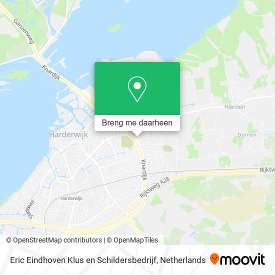 Eric Eindhoven Klus en Schildersbedrijf kaart