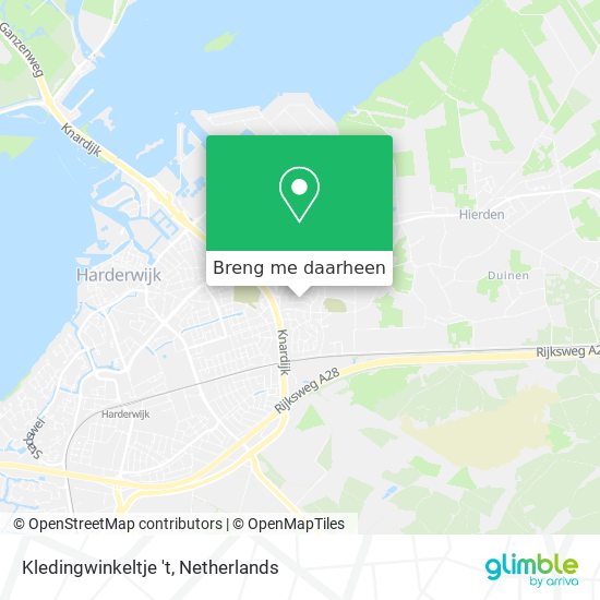 Kledingwinkeltje 't kaart