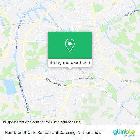 Rembrandt Café Restaurant Catering kaart